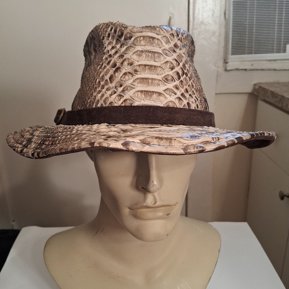 Eric Javitz Womens Hat Python Print - image 1
